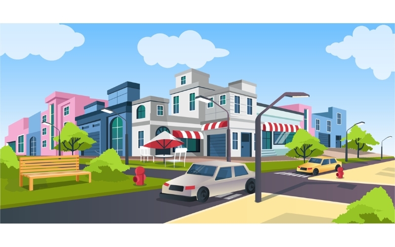 Background hoạt hình ngoại cảnh 3