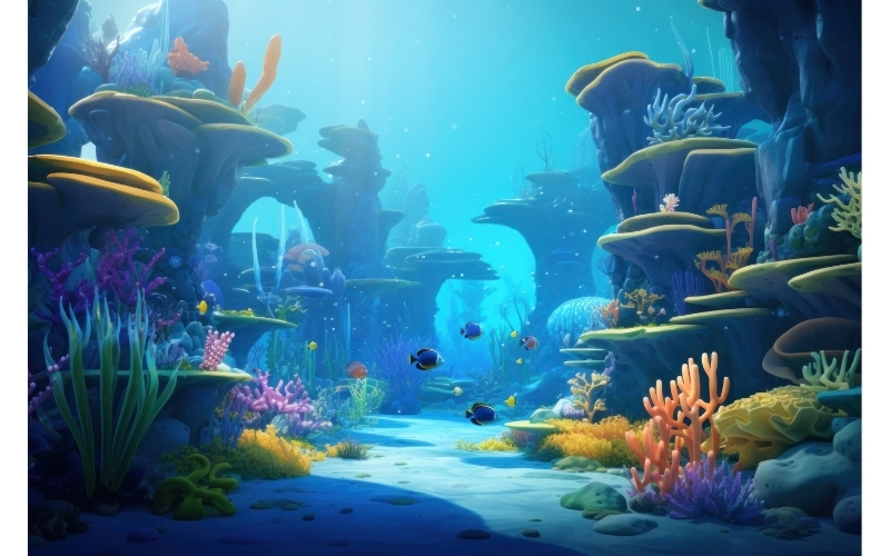 Background hoạt hình cảnh vật thiên nhiên 14