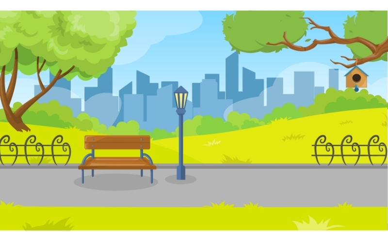 Background hoạt hình ngoại cảnh 9