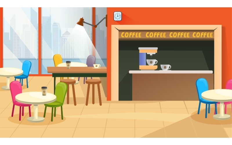 Background hoạt hình về kiến trúc nội thất 4