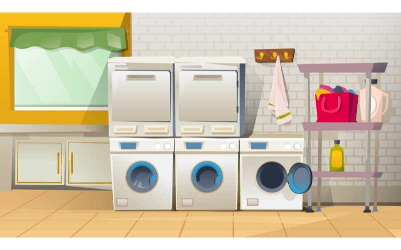 Background hoạt hình về kiến trúc nội thất 5