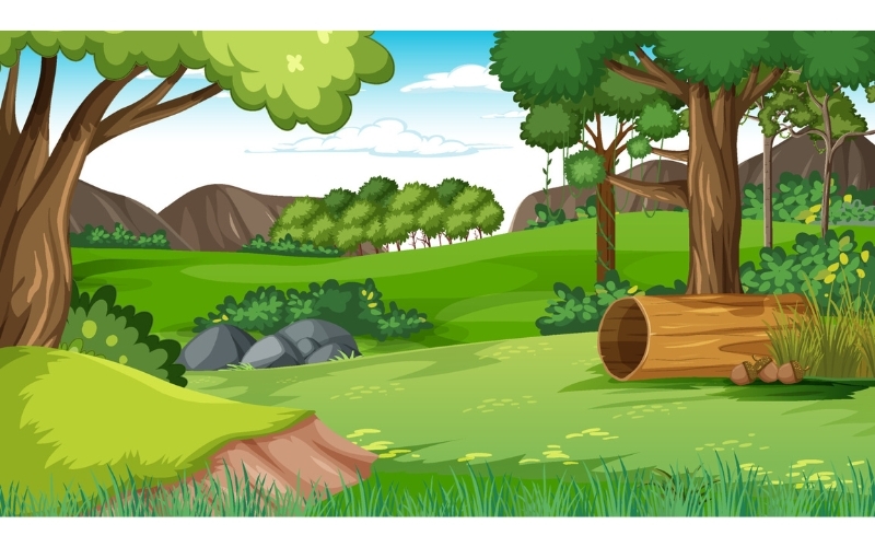 Background hoạt hình cảnh vật thiên nhiên 7