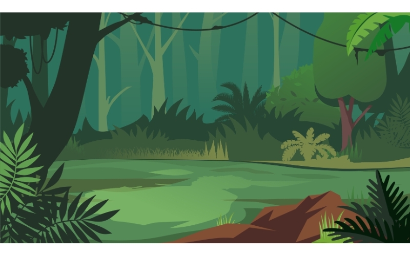 Background hoạt hình cảnh vật thiên nhiên 8