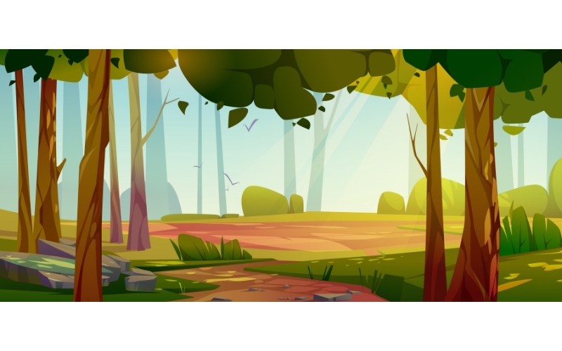 Background hoạt hình cảnh vật thiên nhiên 9