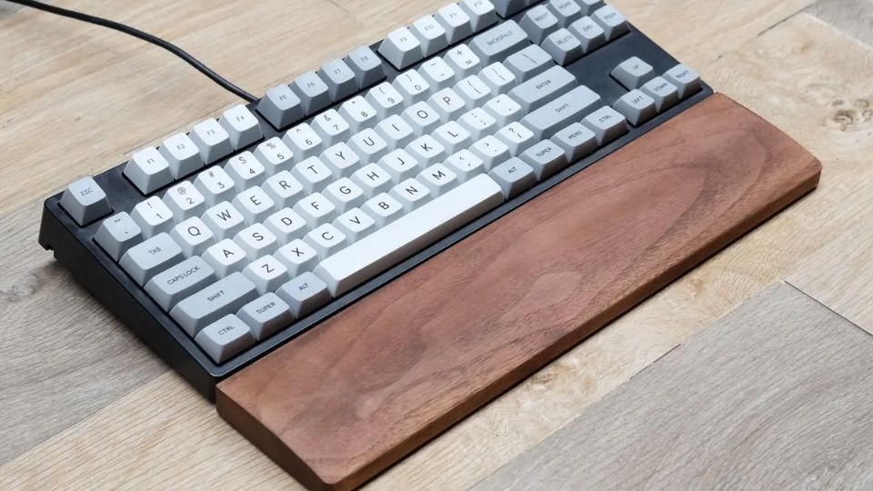 Kê tay bàn phím gỗ OEM
