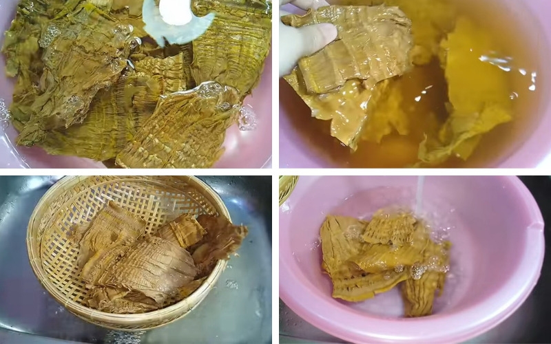 Cách nấu bún măng vịt măng khô 4