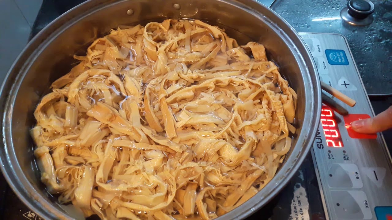 Cách nấu bún măng vịt măng khô 5