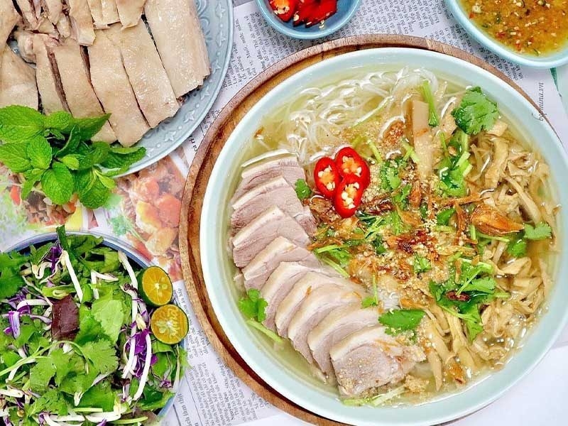 Cách nấu bún măng vịt măng khô 8
