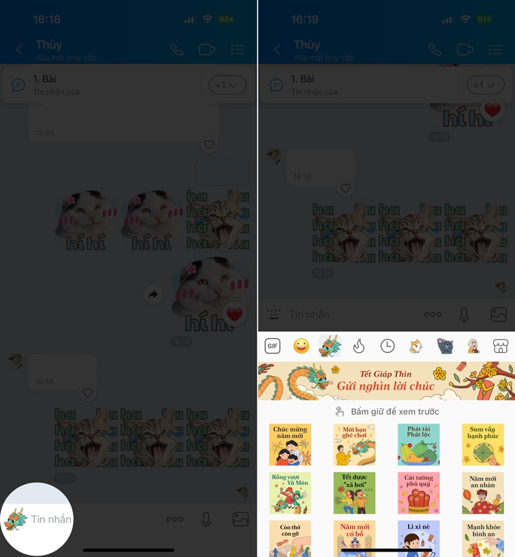 Cách tạo thiệp chúc Tết 2024 bằng điện thoại trên website - 7