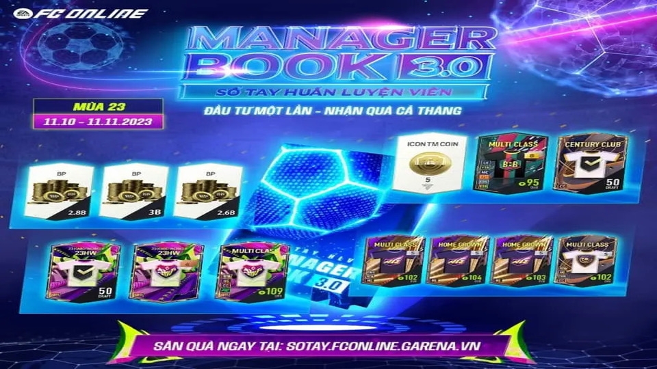 Event FO4 – Sổ tay HLV mùa 23