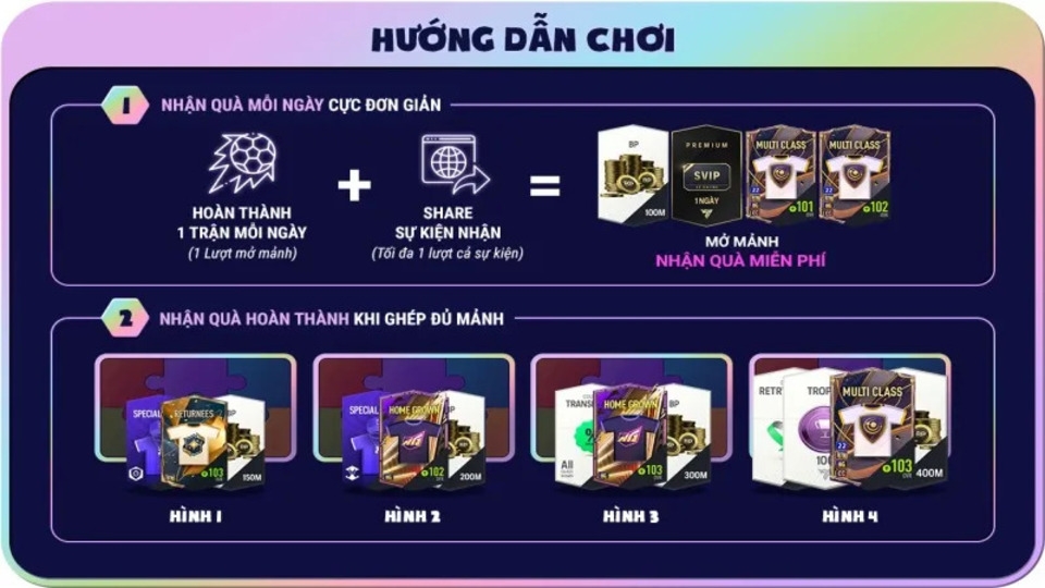 Sự kiện là cơ hội nhận quà cực hot