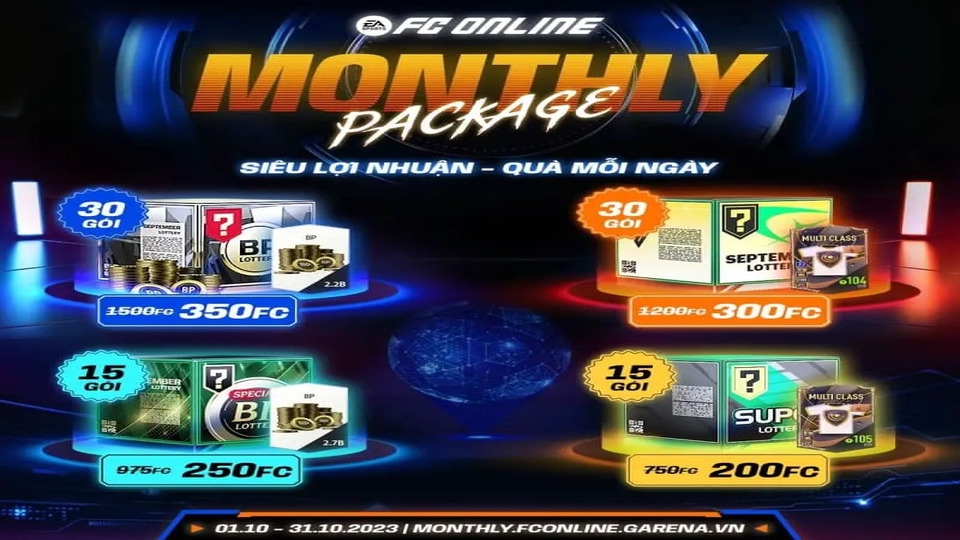SK “Monthly Package” sở hữu hàng tỷ BP mỗi ngày