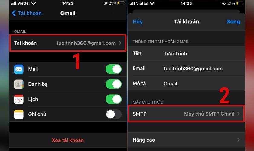 Tạo email trên điện thoại iPhone đơn giản, nhanh chóng khi thực hiện theo hướng dẫn sau 9