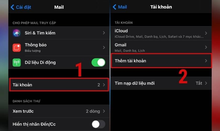 Tạo email trên điện thoại iPhone đơn giản, nhanh chóng khi thực hiện theo hướng dẫn sau 3