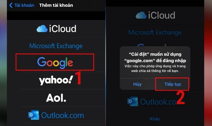Tạo email trên điện thoại iPhone đơn giản, nhanh chóng khi thực hiện theo hướng dẫn sau 4