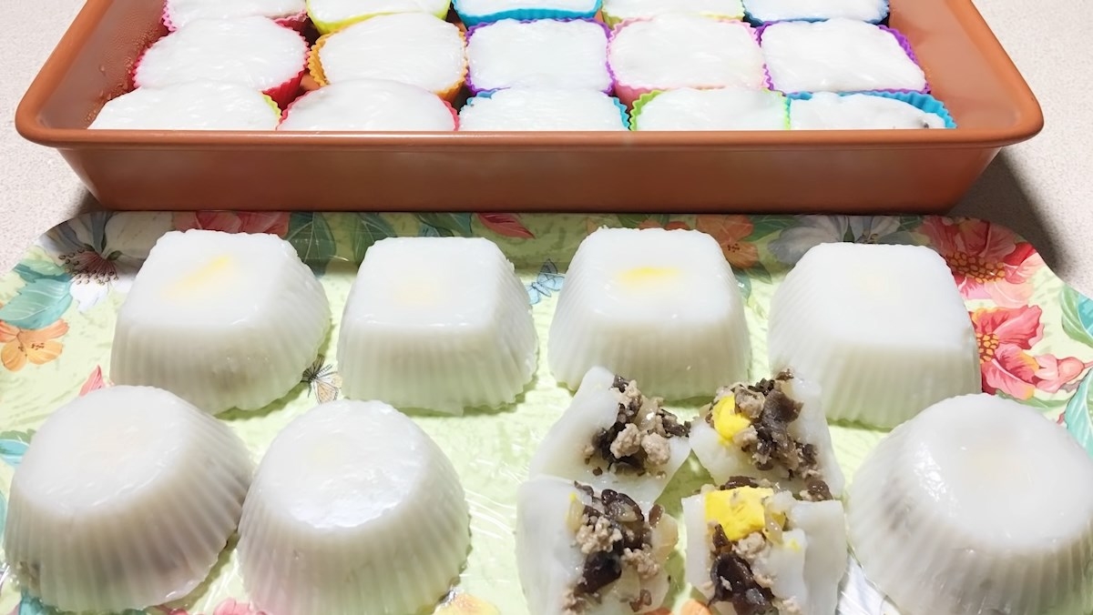 Bánh giò tô hay chén chỉ khác nhau ở kích thước