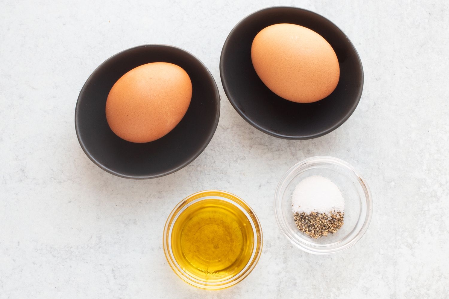 Nguyên liệu cho món trứng chiên lòng đào