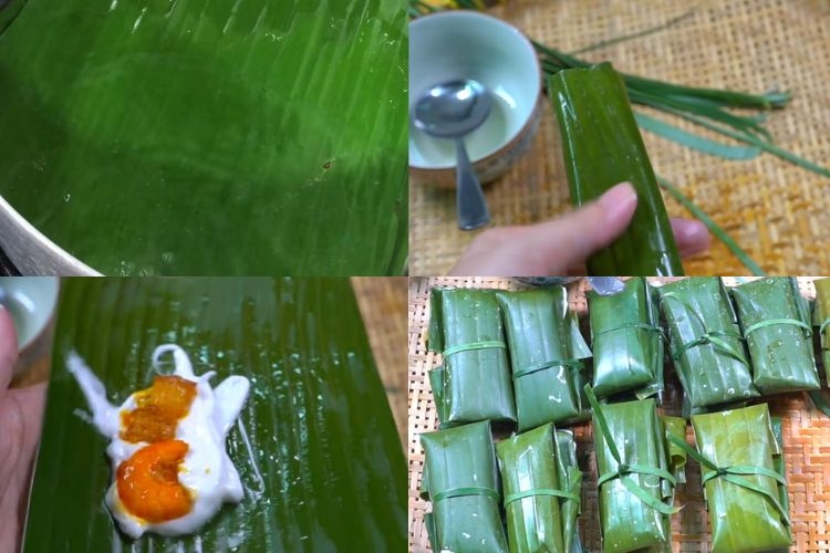 Cách gói bánh bột lọc nhân tôm thịt