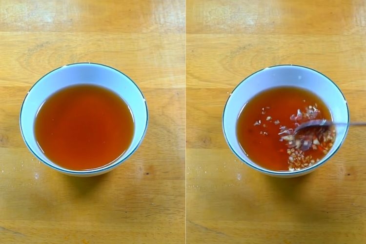 Làm nước mắm chấm bánh