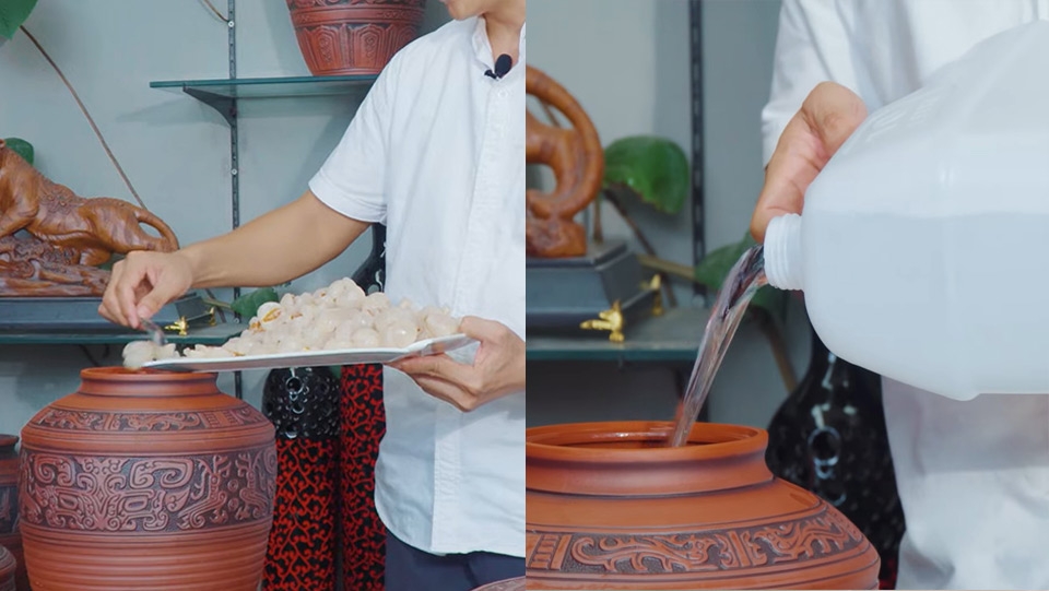 Ngâm rượu vải