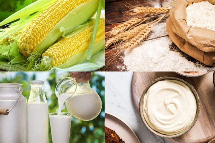 Nguyên liệu làm bánh kem bắp