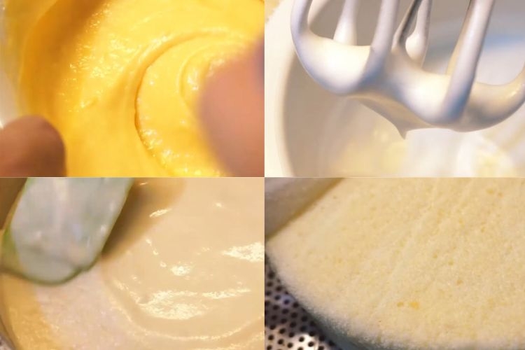 Làm cốt bánh bông lan