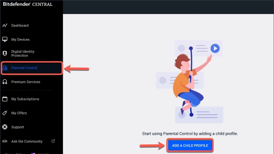 Bitdefender Parental Control