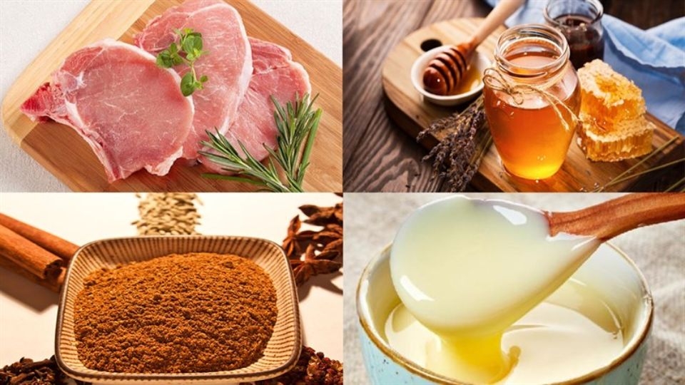 Thịt cốt lết nướng mật ong