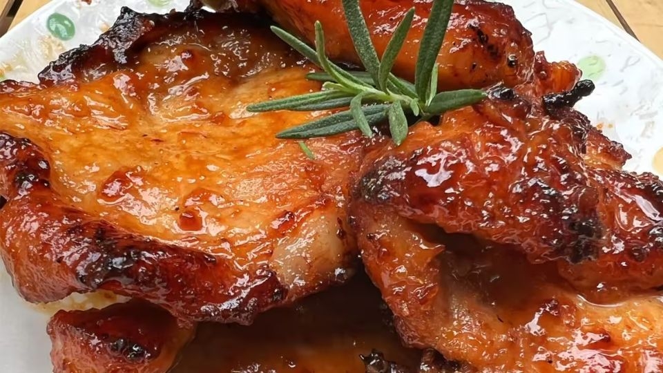 Thịt cốt lết rim me chua ngọt