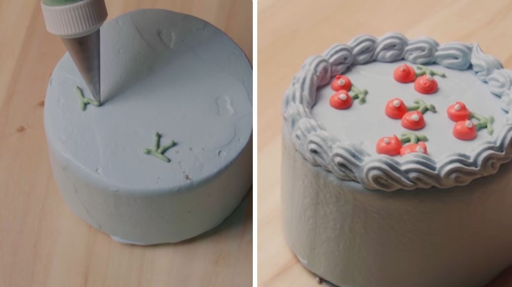 Trang trí bánh kem thêm phần bắt mắt