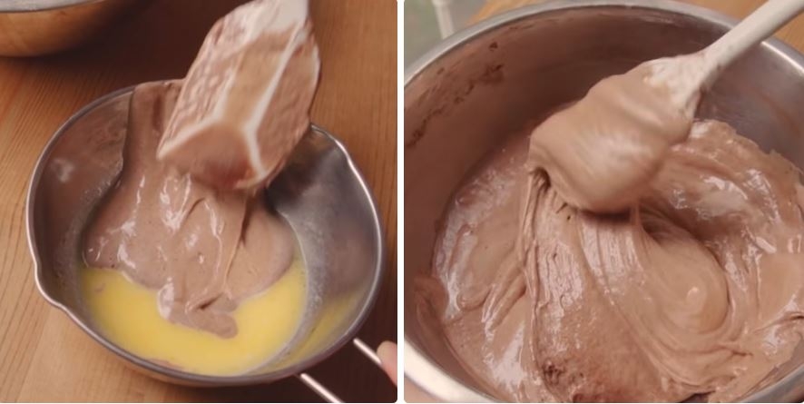 Kỹ thuật "fold" khi trộn bột