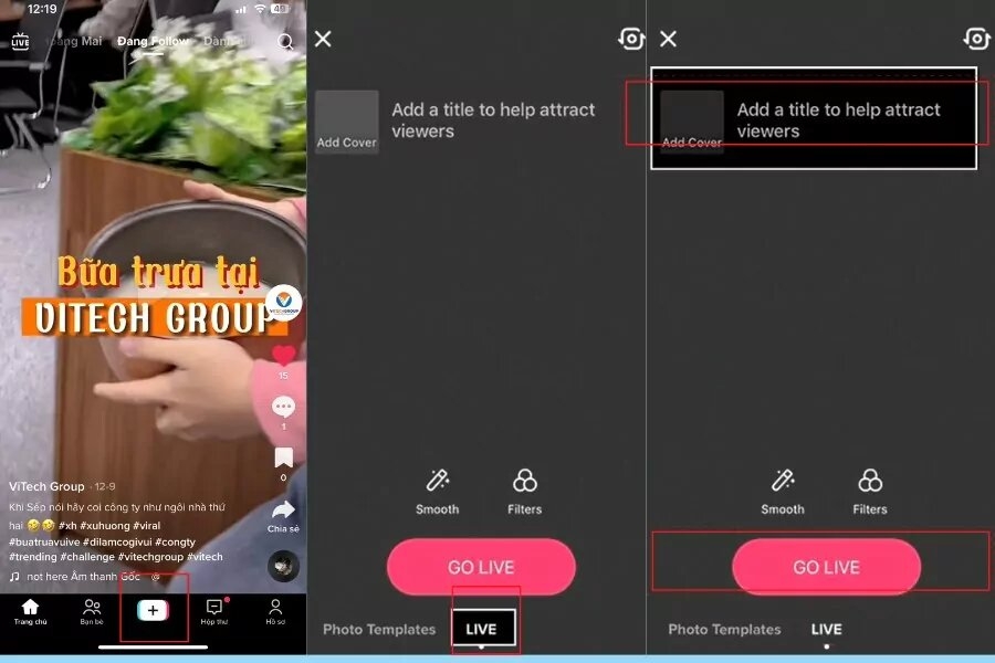 cách live bán hàng trên Tiktok hình 2