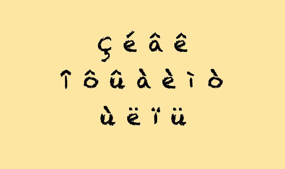 Các trường hợp đặc biệt trong bảng chữ cái tiếng Pháp