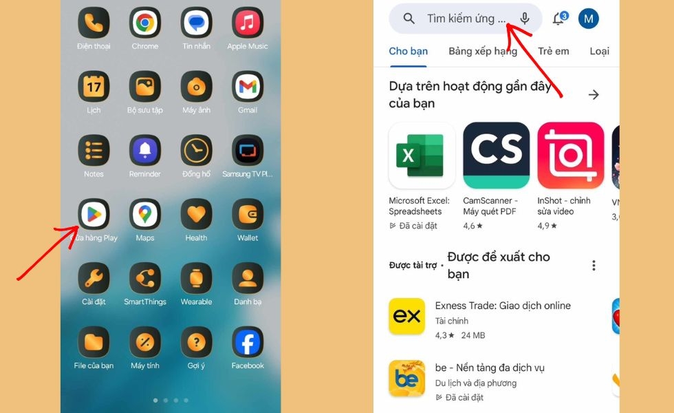 ứng dụng CH Play
