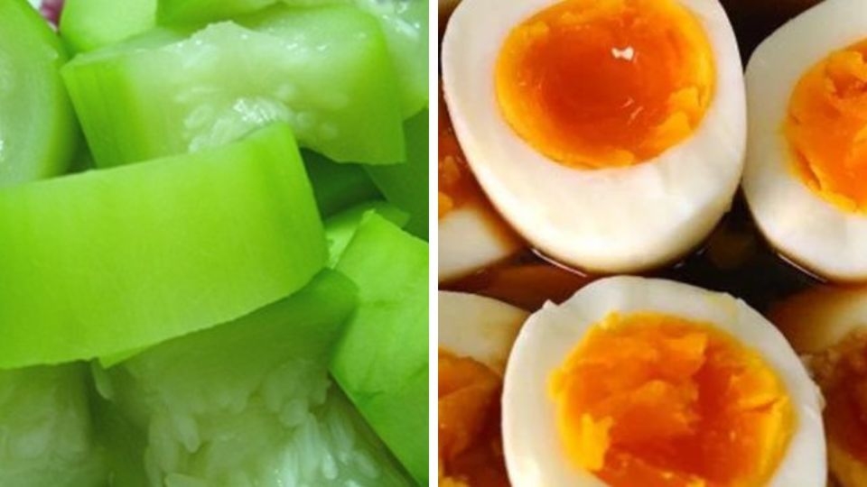 Cách luộc bầu chấm trứng (4)