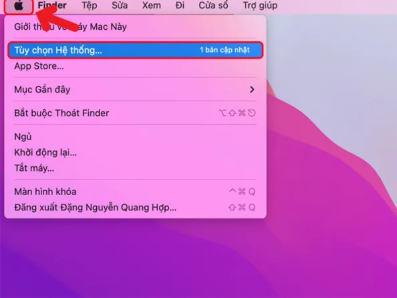 Cách đổi tên Macbook