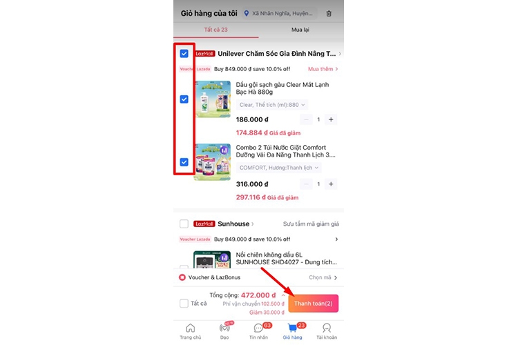 Ví voucher Lazada (hình 9)