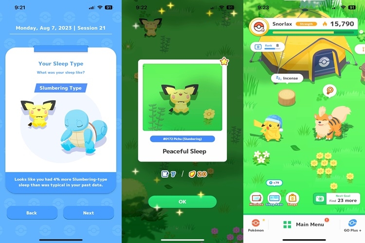 Pokemon Sleep - Ứng dụng miễn phí giúp theo dõi giấc ngủ hiệu quả và hữu ích - Hình 2