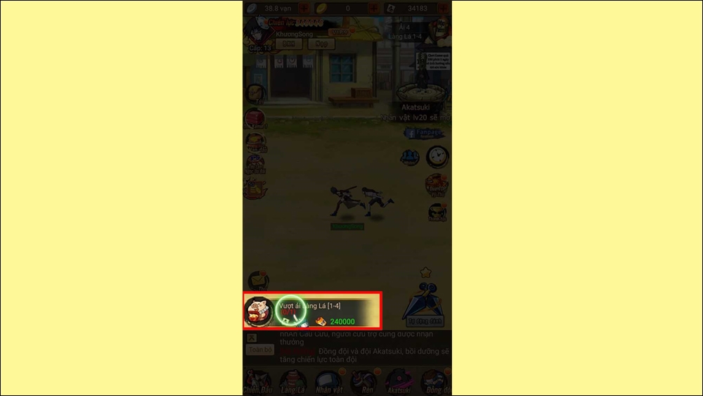 Nhiệm vụ game Hỏa Chí Nhẫn Giả