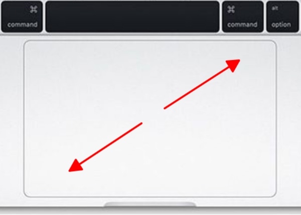 Sử dụng touchpad trên laptop cũng có thể điều chỉnh kích thước biểu tượng