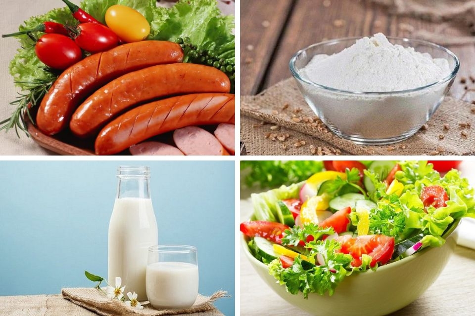 Cách làm bánh crepe xúc xích 1