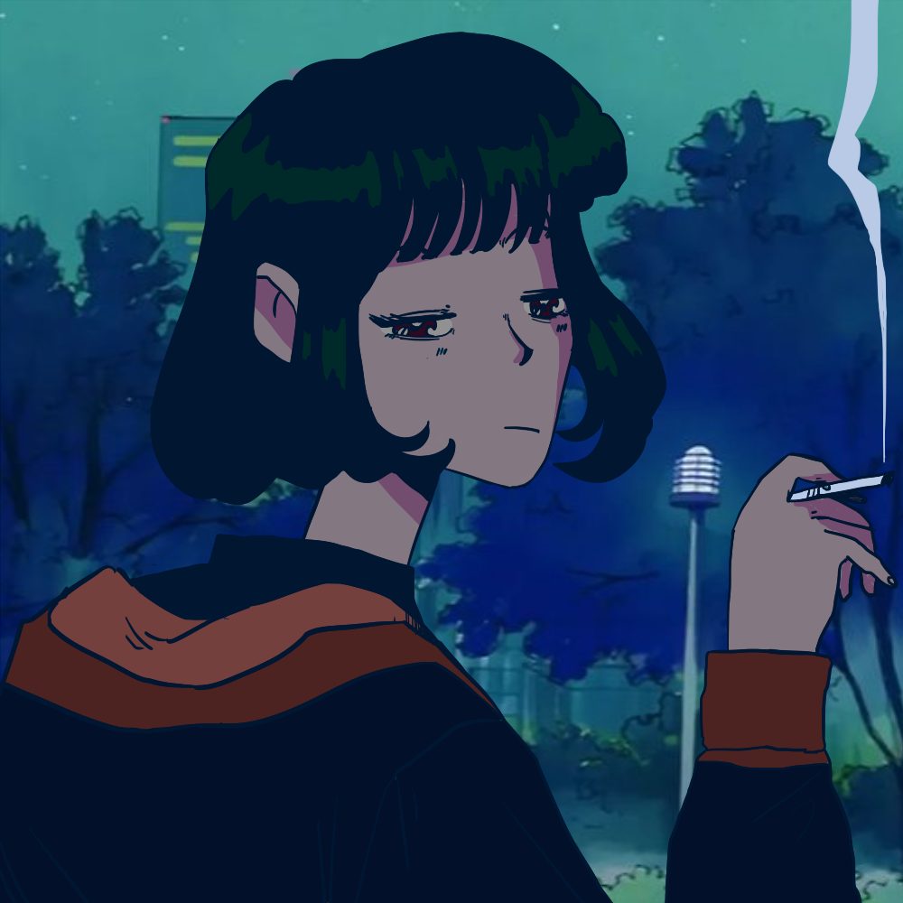 Tổng hợp ý những hình họa anime chill lofi dùng để làm avatar 2