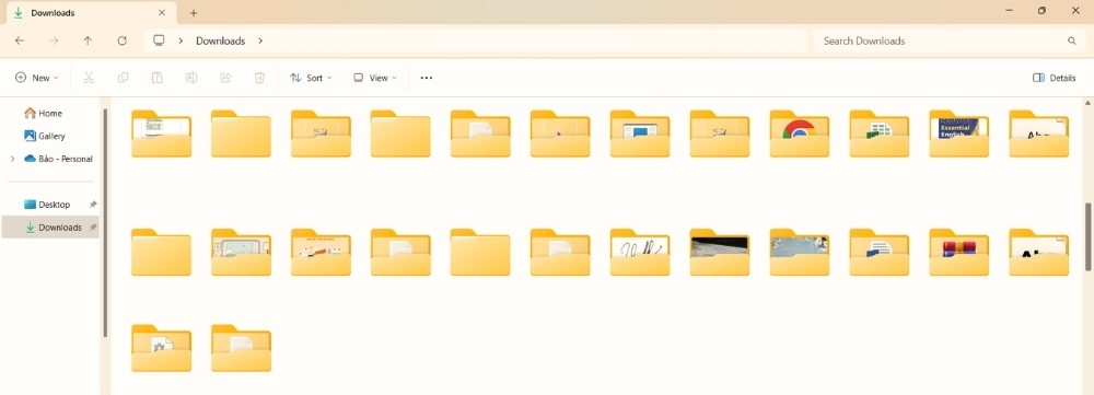 File tài liệu trên máy tính