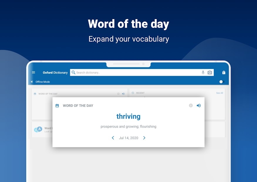 Tính năng “Word of the day”
