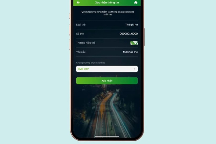 mở khóa thẻ Vietcombank (hình 9)