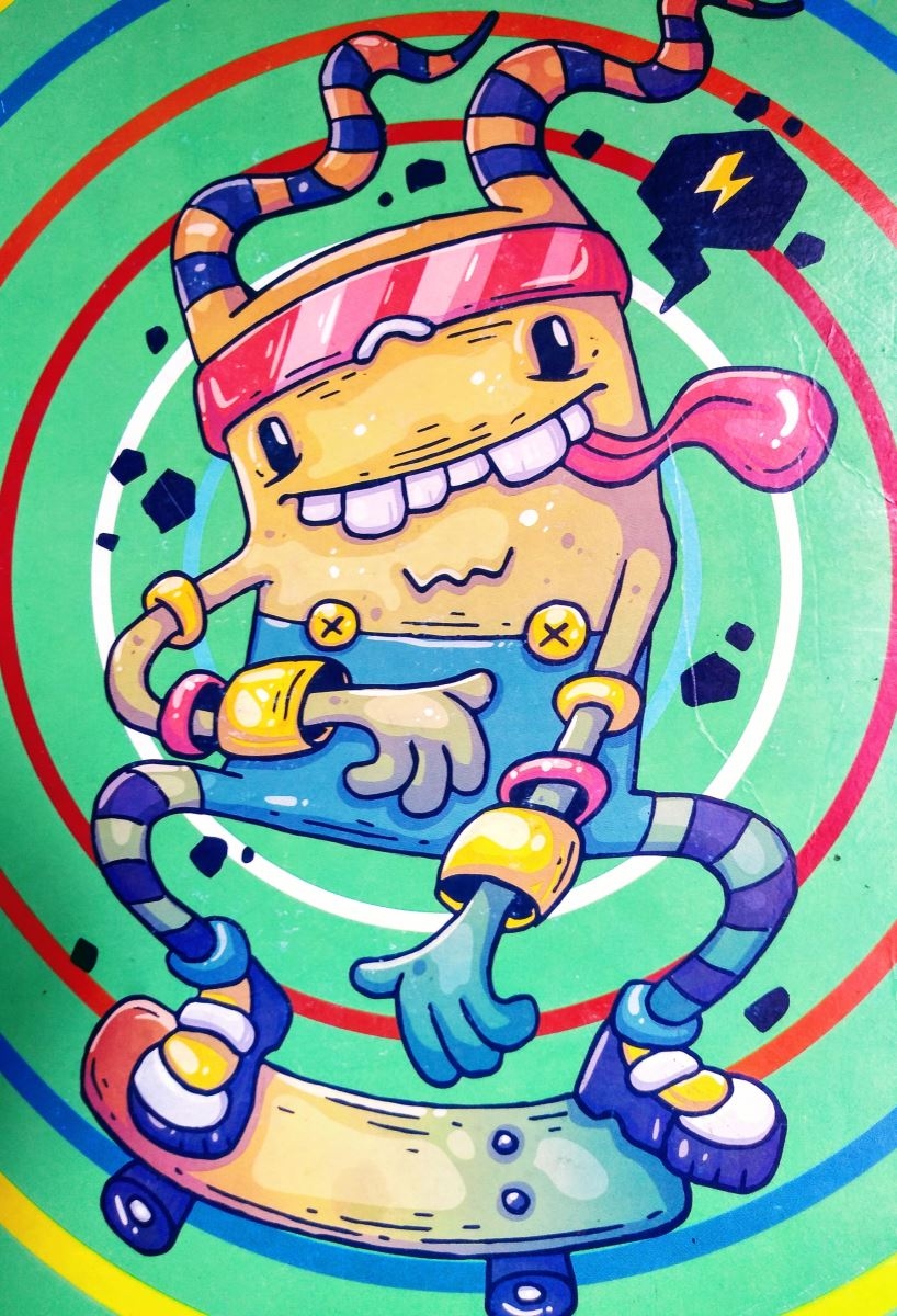 Tổng hợp hình nền Graffiti hoạt hình dễ thương 9