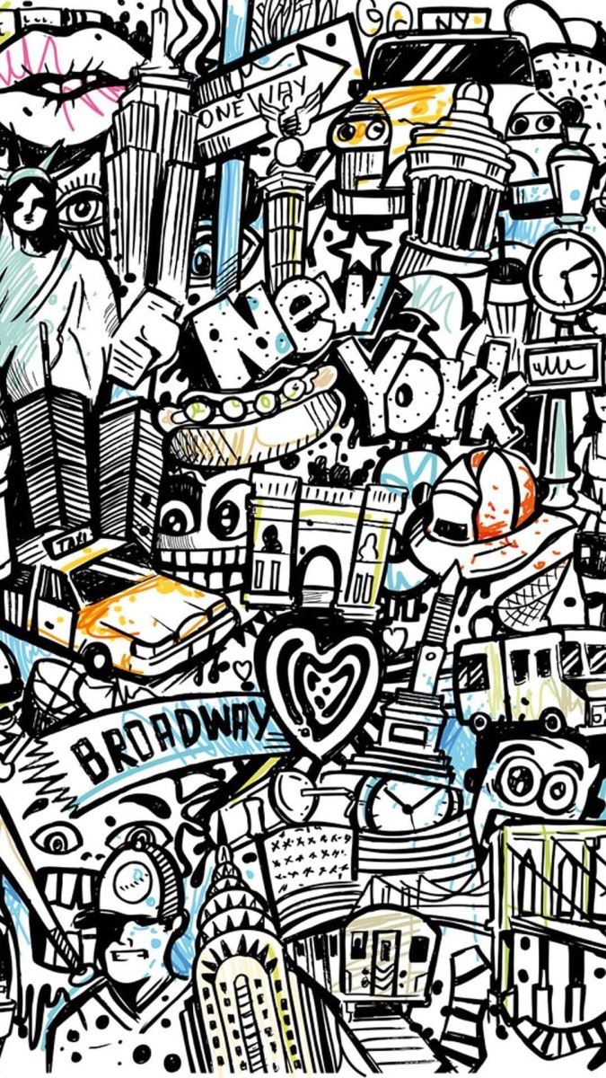 Tổng hợp hình nền Graffiti đen trắng 2