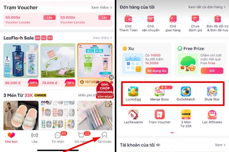 Cách sử dụng xu trên Lazada (hình 6)