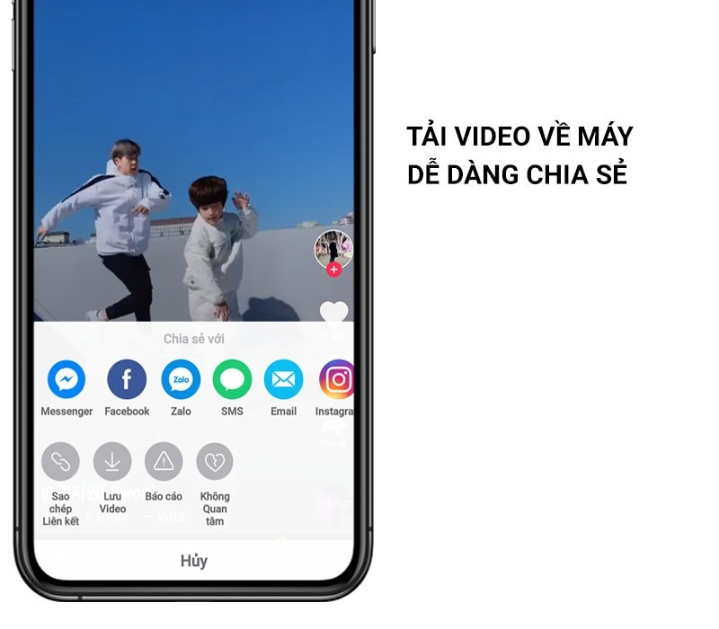 Download video chất lượng cao trên Tiktok Lite