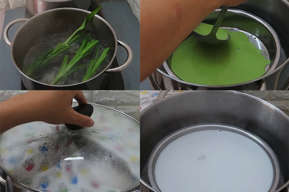 Bước 3: Hấp bánh